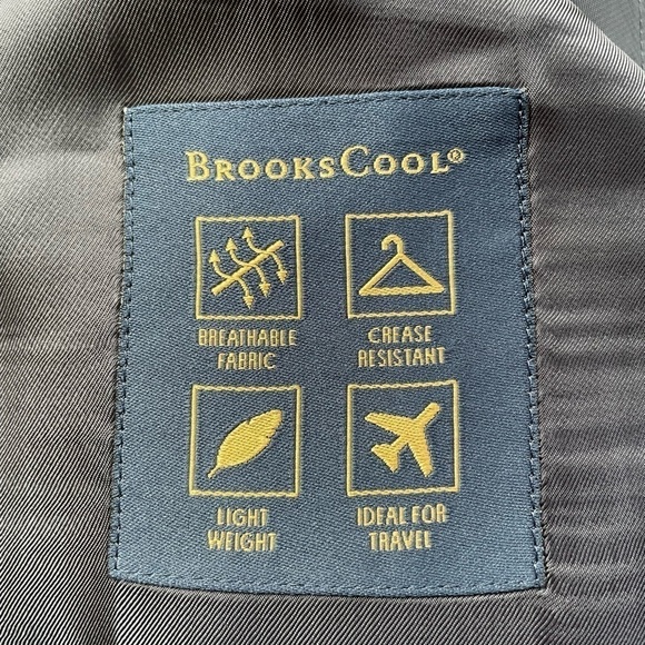 Brooks Brothers‎ Madison Brooks Cool 2 Button Blazer in Navy Size 42L/W36 - Picture 6 of 8
